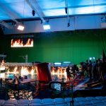 Director James Cameron and crew behind the scenes of Avatar: The Way of Water. Photo: 20th Century Studios