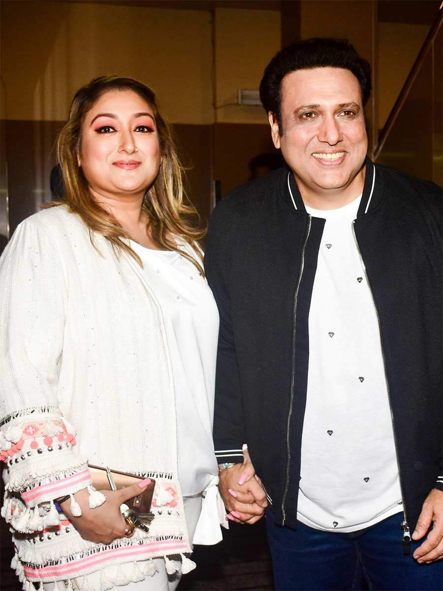 govinda-with-wife Govinda with Wife