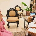 Jacqueliene Fernandez Finds Peace At Sri Sri Ravi Shankar’s Ashram