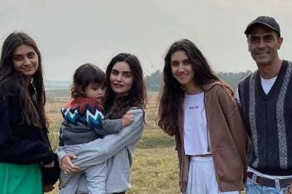 Arjun Rampal with his Kids