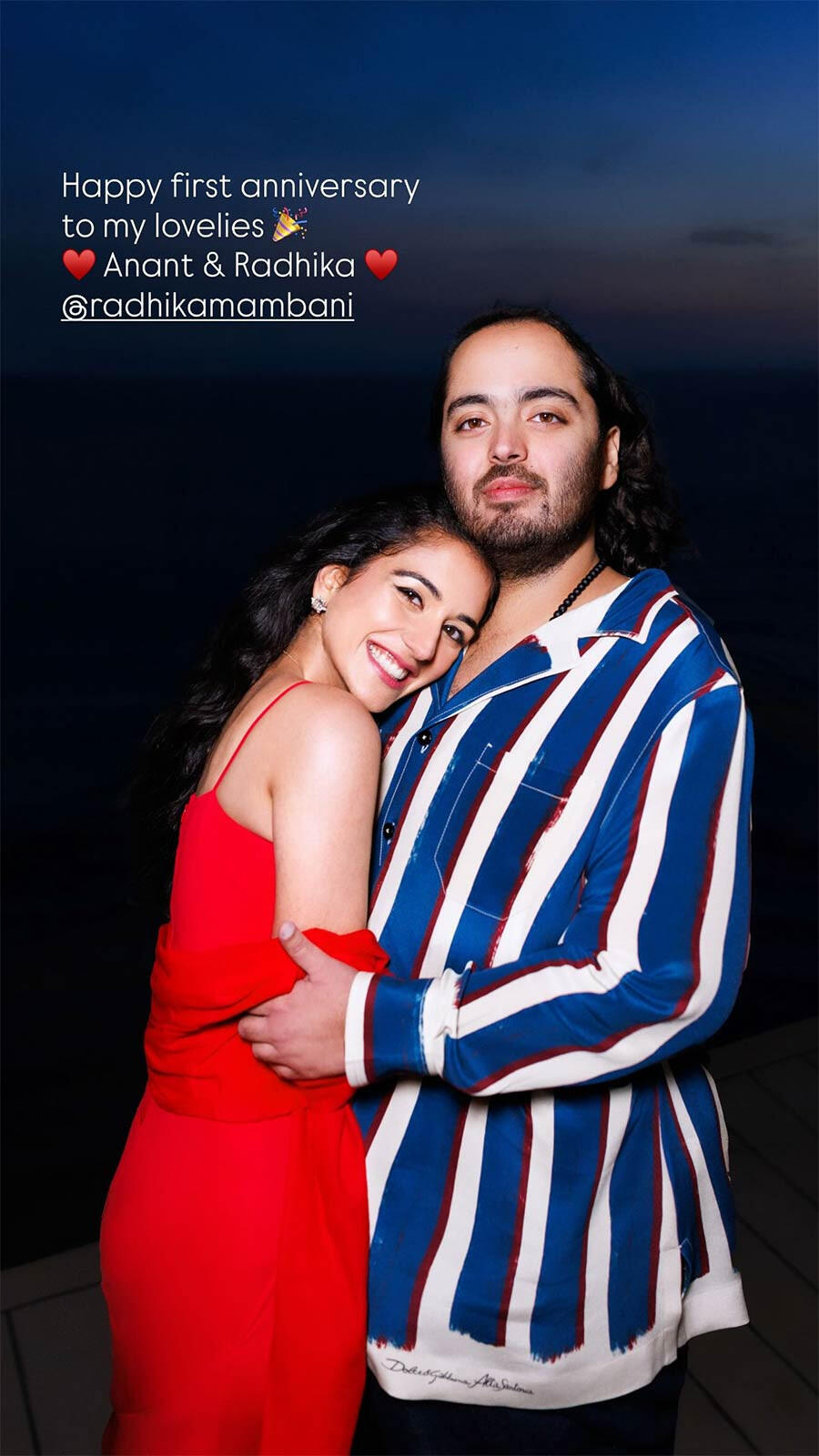 anant-ambani-radhika-merchant-anniversary Anant Ambani Radhika Merchant Anniversary