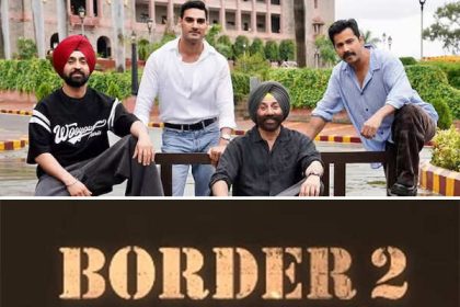 Diljit Dosanjh, Ahan Shetty, Varun Dhawan and Sunny Deol Border 2 song