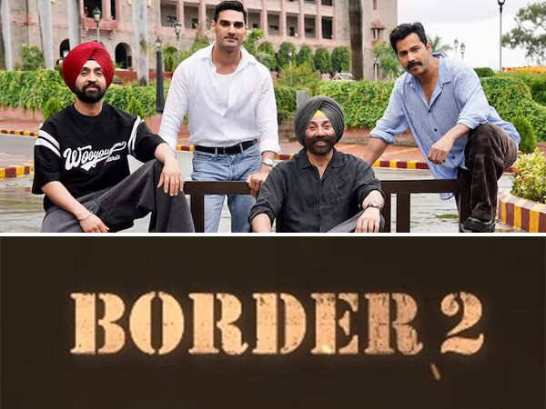 Diljit Dosanjh, Ahan Shetty, Varun Dhawan and Sunny Deol Border 2 song
