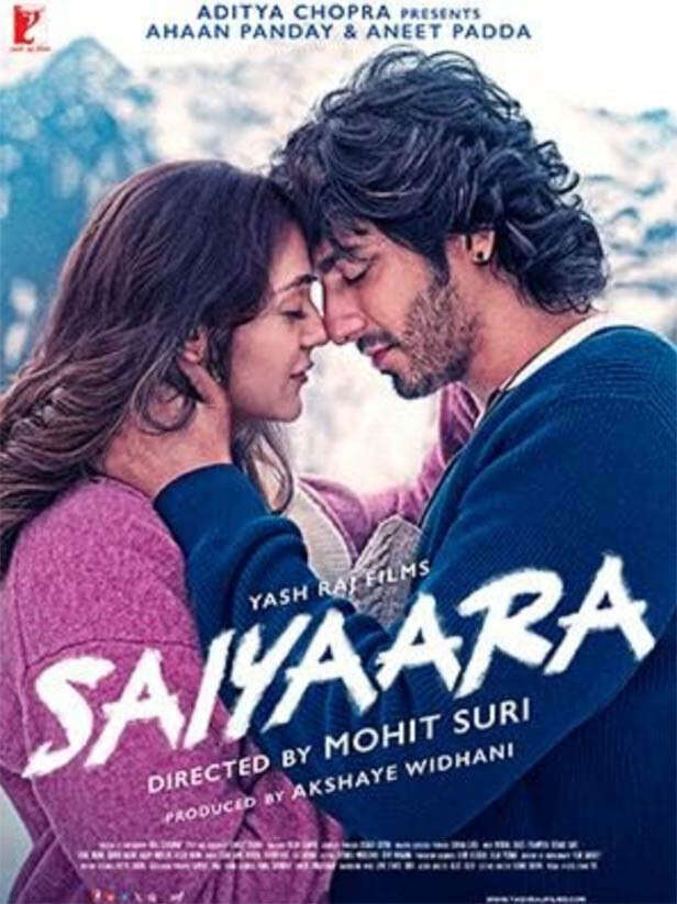 saiyaara-aneet-padda-ahaan-panday-poster Saiyaara Aneet Padda Ahaan Panday Poster