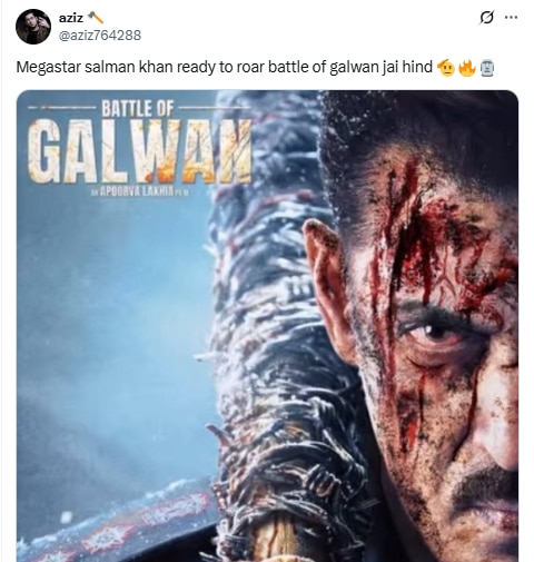Fan reaction to Salman post