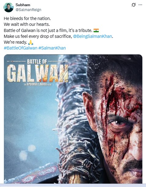 Fan reaction to Salman post