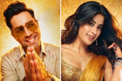 Varun Dhawan Janhvi Kapoor First Look As Sunny Sanskari Ki Tulsi Kumari