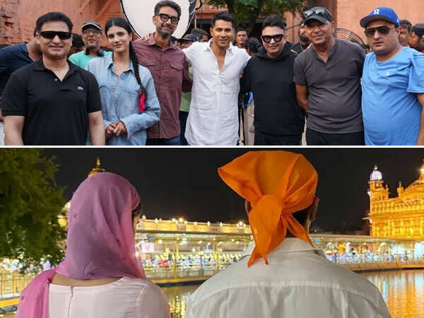 Varun Dhawan & Medha Rana Seek Blessings at Golden Temple After Finishing Border 2 Shoot