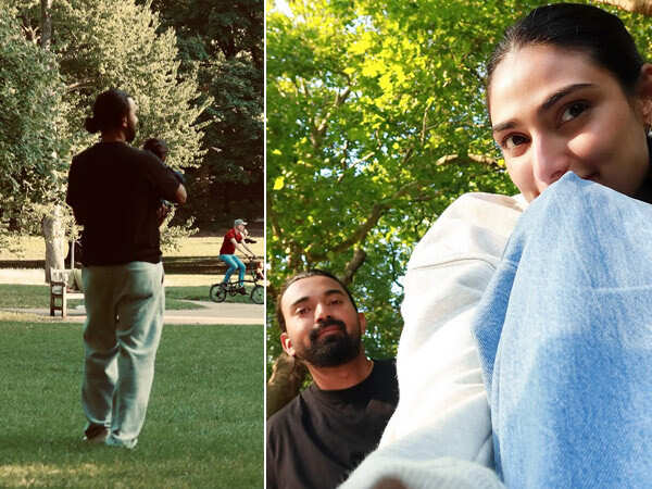 Athiya Shetty and KL Rahul Enjoy a Quiet Day Out With Their Daughter Evaarah