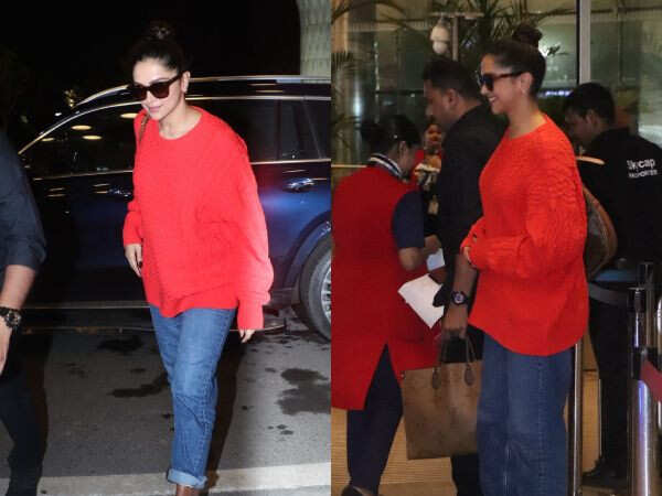 Deepika Padukone jetted out of Mumbai for a brand event shortly after celebrating Ganesh Chaturthi with Ranveer Singh.