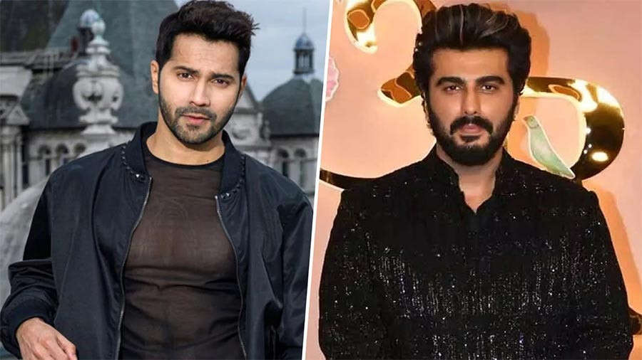 Boney Kapoor Varun Dhawan Arjun Kapoor