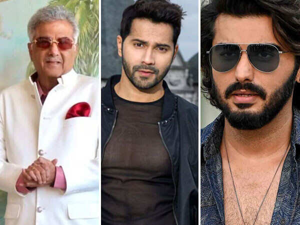 Boney Kapoor Varun Dhawan Arjun Kapoor