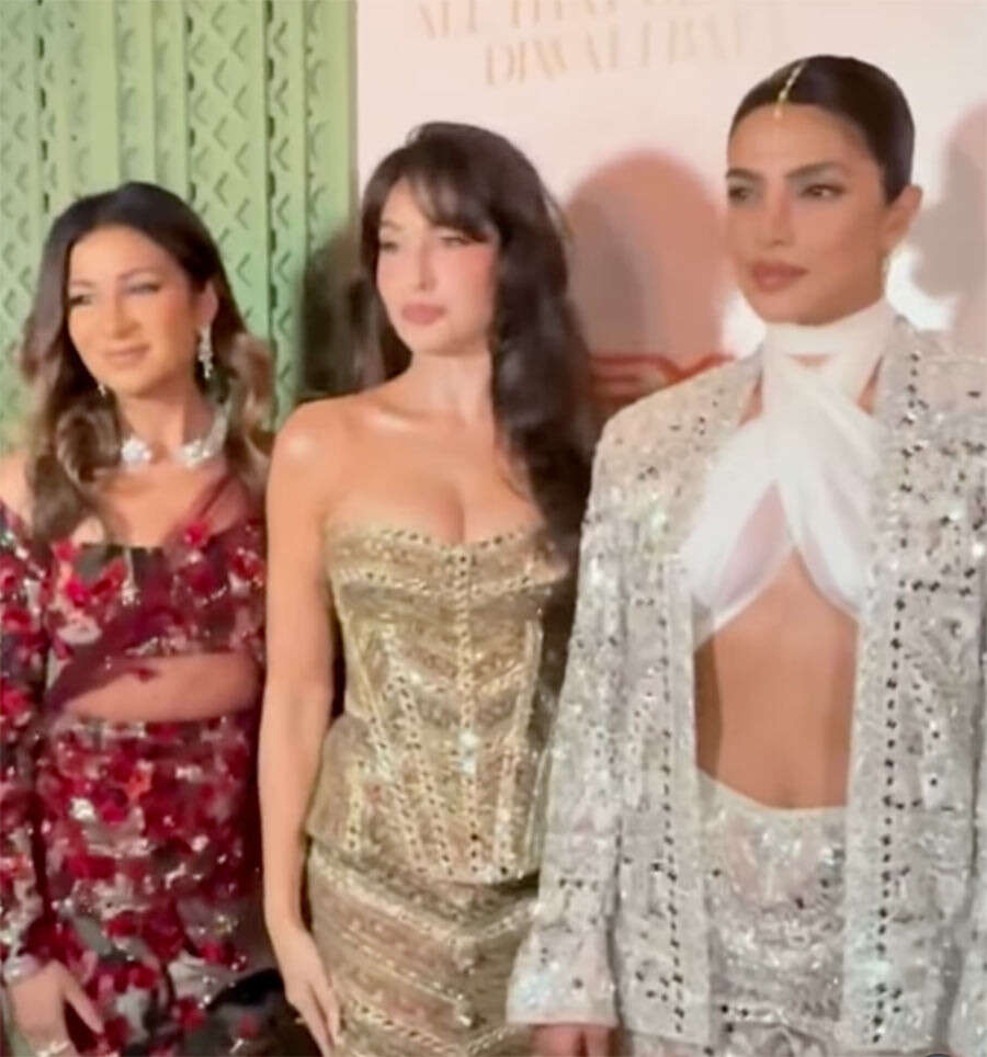 Nora Fatehi and Priyanka Chopra