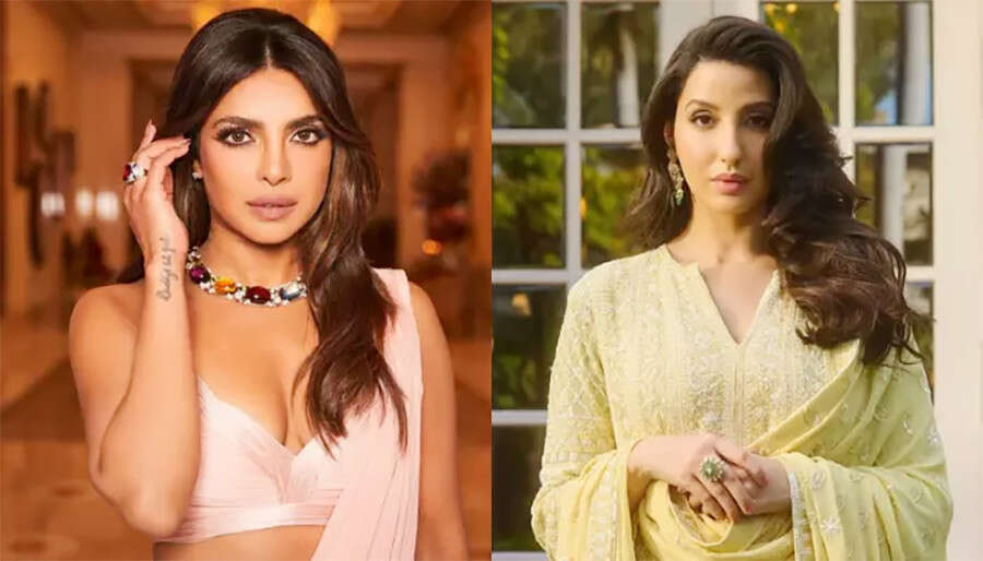 Nora Fatehi and Priyanka Chopra