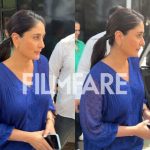 Kareena Kapoor Khan was spotted in the city, keeping it simple as she headed to her shoot while fans await news of her next p
