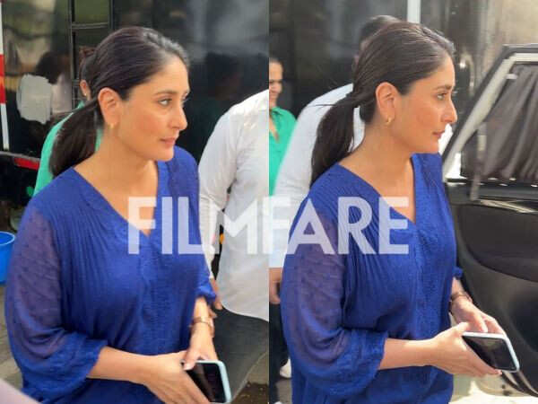 Kareena Kapoor Khan was spotted in the city, keeping it simple as she headed to her shoot while fans await news of her next p